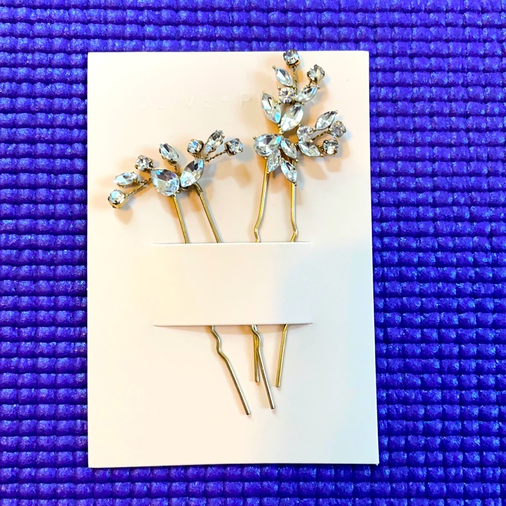 Olive+Piper Hudson hair pins, set of 2 in ox gold